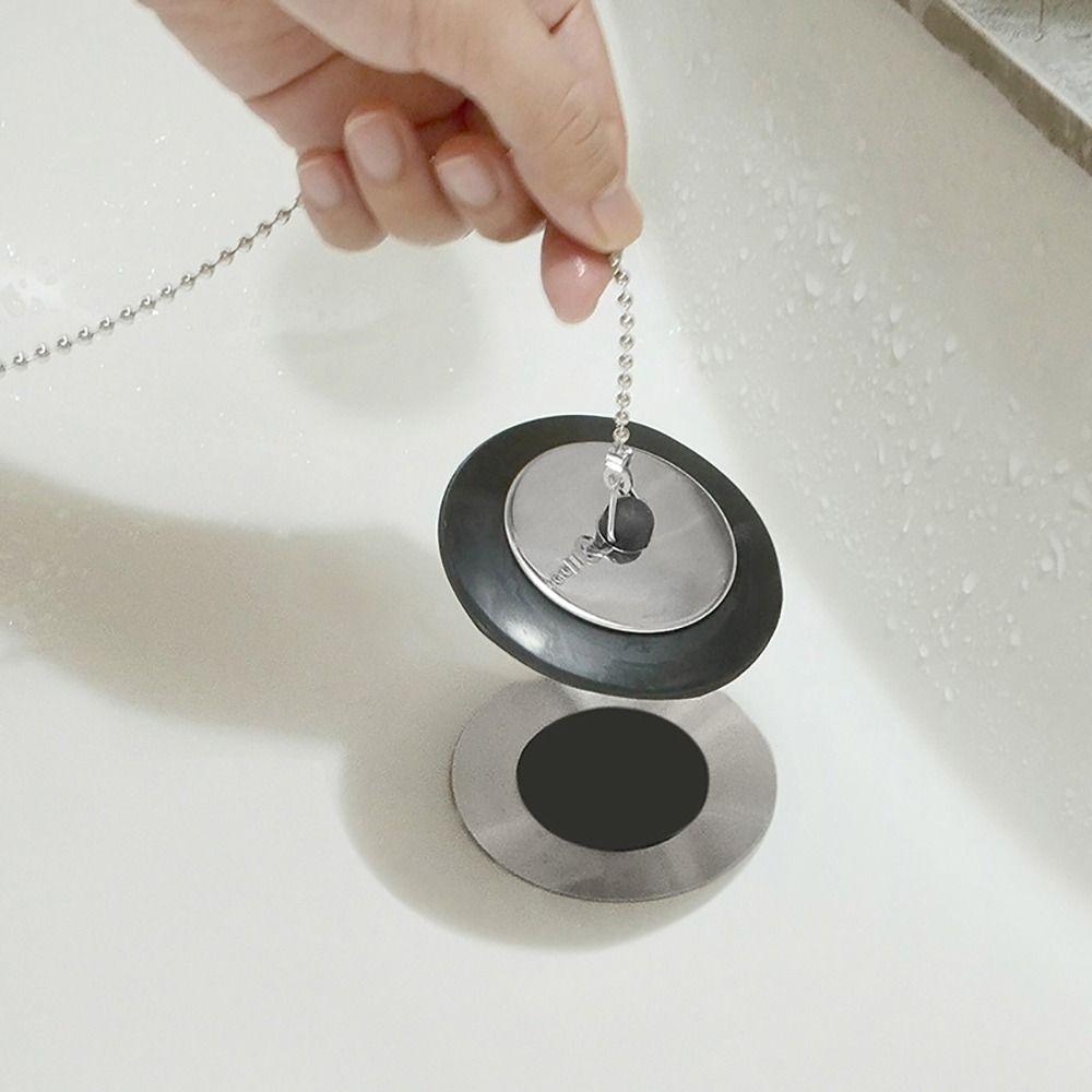1Pcs Rubber Tub Stopper Universal Bathtub Plug New Bath Tub Drain  Bathtub Accessories