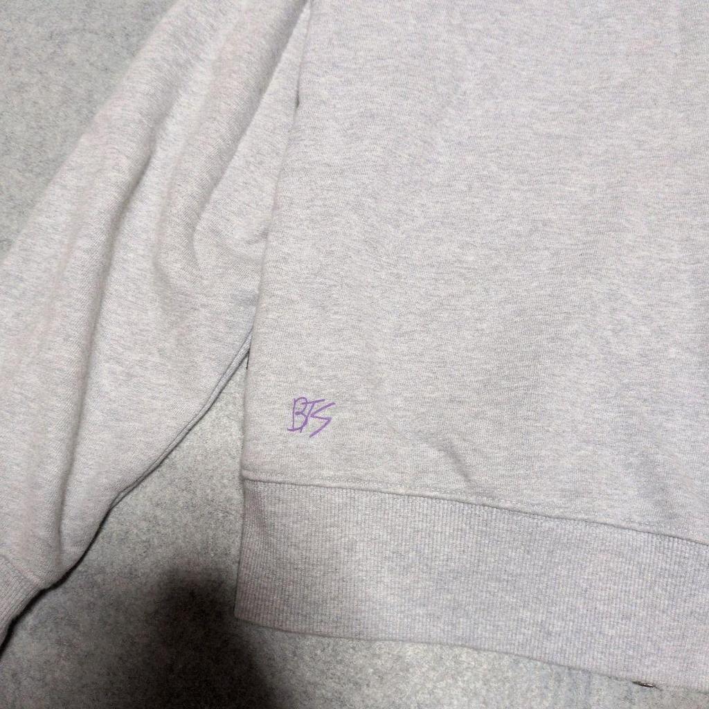 [USED] Rare BTS Pop Up Space of BTS Official Hoodie, Light Gray