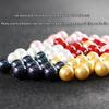 Half-drilled Round Shell Pearl Beads for DIY Jewelry: Earrings, Ornaments, Rings, Semi-finished Products, Buttons