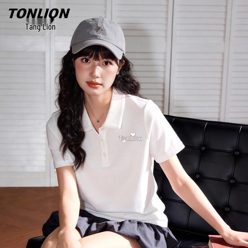 TonLion Women s Short Sleeve Polo T-Shirt XL