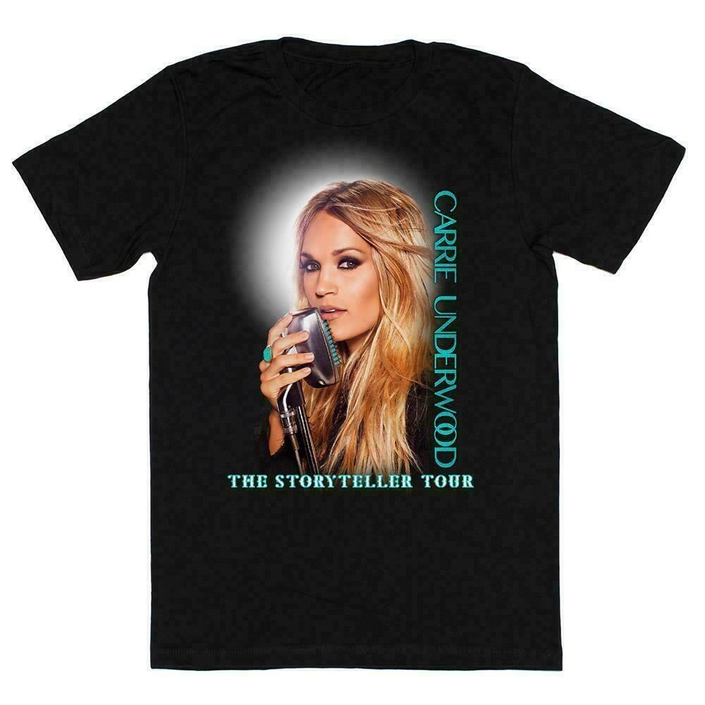 Carrie Underwood The Story Teller Tour Cotton Black S-234XL Unisex T Shirt CM145 S