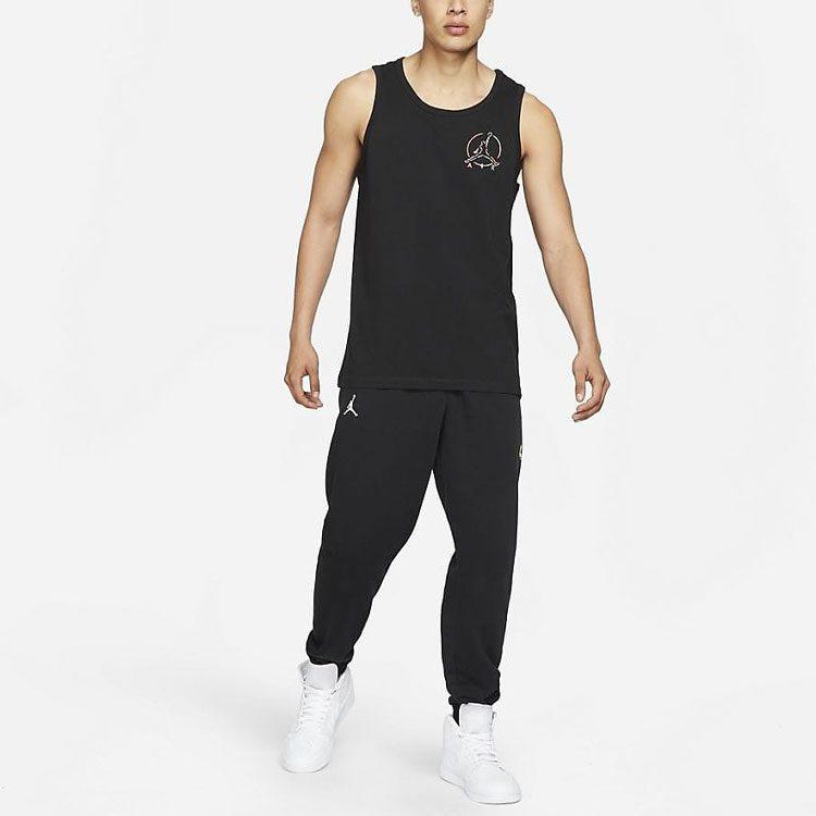 Jordan Jumpman Air Tank Tops Men's Black Crew Neck Moderate Straight Fit DB1552-010