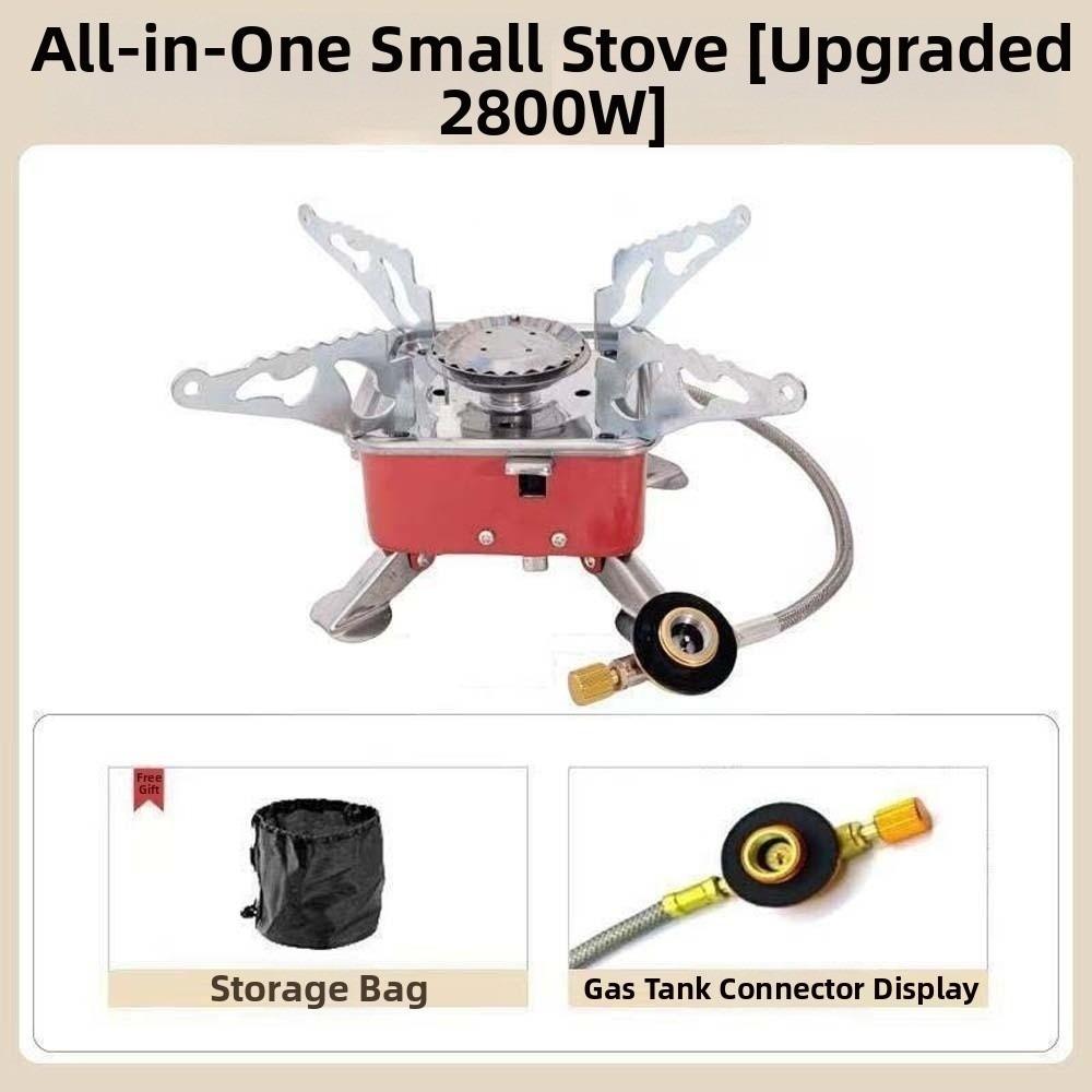 Compact Folding Gas Burner 2800W Fondue Gas Cooker Cookware Square Cassette Stove  Outdoor BBQ