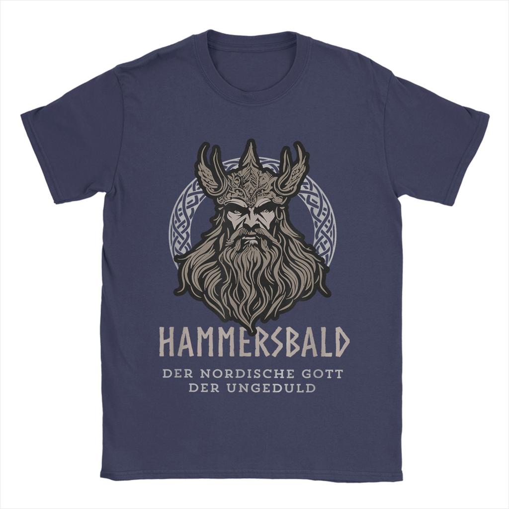 Hammersbald God of Impatience TShirt for Men  Vintage 100 Cotton Tee Shirt O Neck Short Sleeve T Shirt New Arrival Clothing