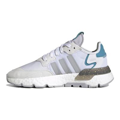 Originals Nite Jogger Retro-Mode Langlebig Bequem Leicht Atmungsaktiv Sneaker Damen Sneaker Weiß Blau FX6904
