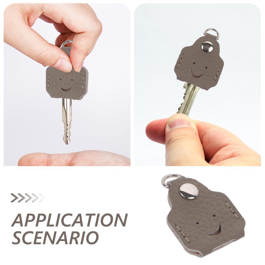 LIFKOME Key Head Cover, Convenient Key Cover, Cute Car Key Case, Key Identifier Cap,