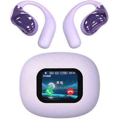 Touch Screen Bluetooth 5.4  Earphones True Wireless Open Ear Earbuds Bluetooth 5.4 IPX5 Waterproof Wireless Headphones for Workout/Running