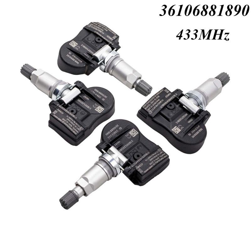 

4PCS 36106881890 707355 Tire Pressure Sensor TPMS for BMW F20 F21 F22 F23 F30 F31 F34 F45 F46 F80 F87 X5 X6 4Pcs