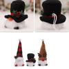 Rudolph Gnome Glowing  Doll Antlers Dwarf Faceless Gnome Doll Santa Elf Doll  Party Dolls Pendant