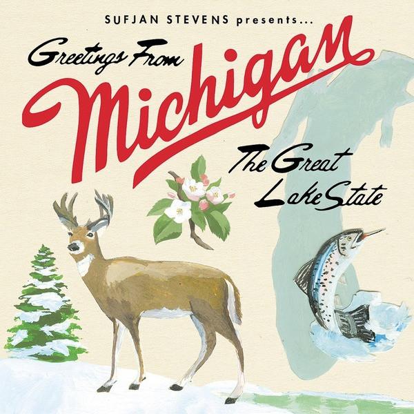 

LP Record SUFJAN STEVENS - Greetings From Michigan The Great L AKR007 ASTHMATIC KITTY 2004 US Pop
