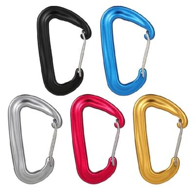 Hook Keyring Carabiners Aluminum Alloys Carabiner Clip Light Weight Locking for Safe Outdoor Sport