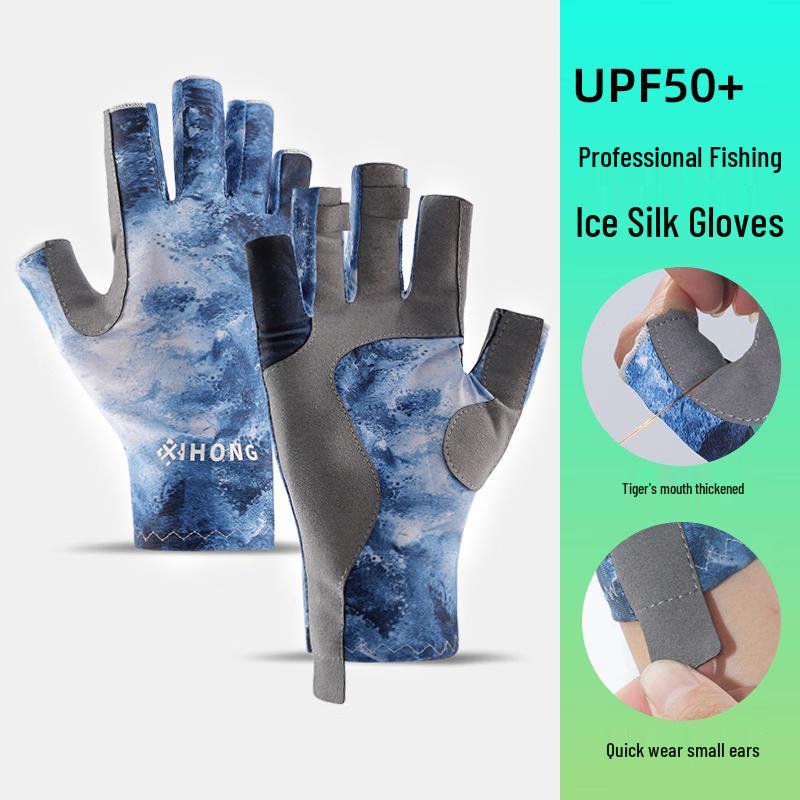 Xi Hong Outdoor Fishing Half-Finger Gloves M