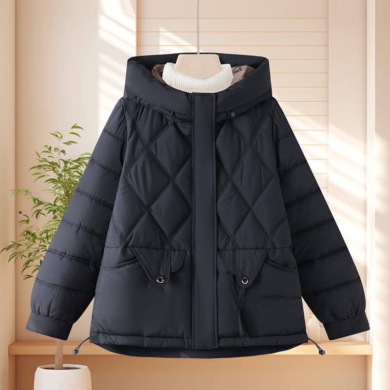 Hodo Women's Hooded Padded Jacket