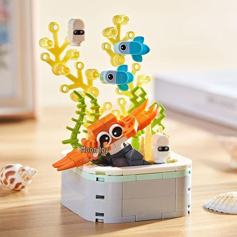 Ocean Animal Series Educational Building Blocks for Kids