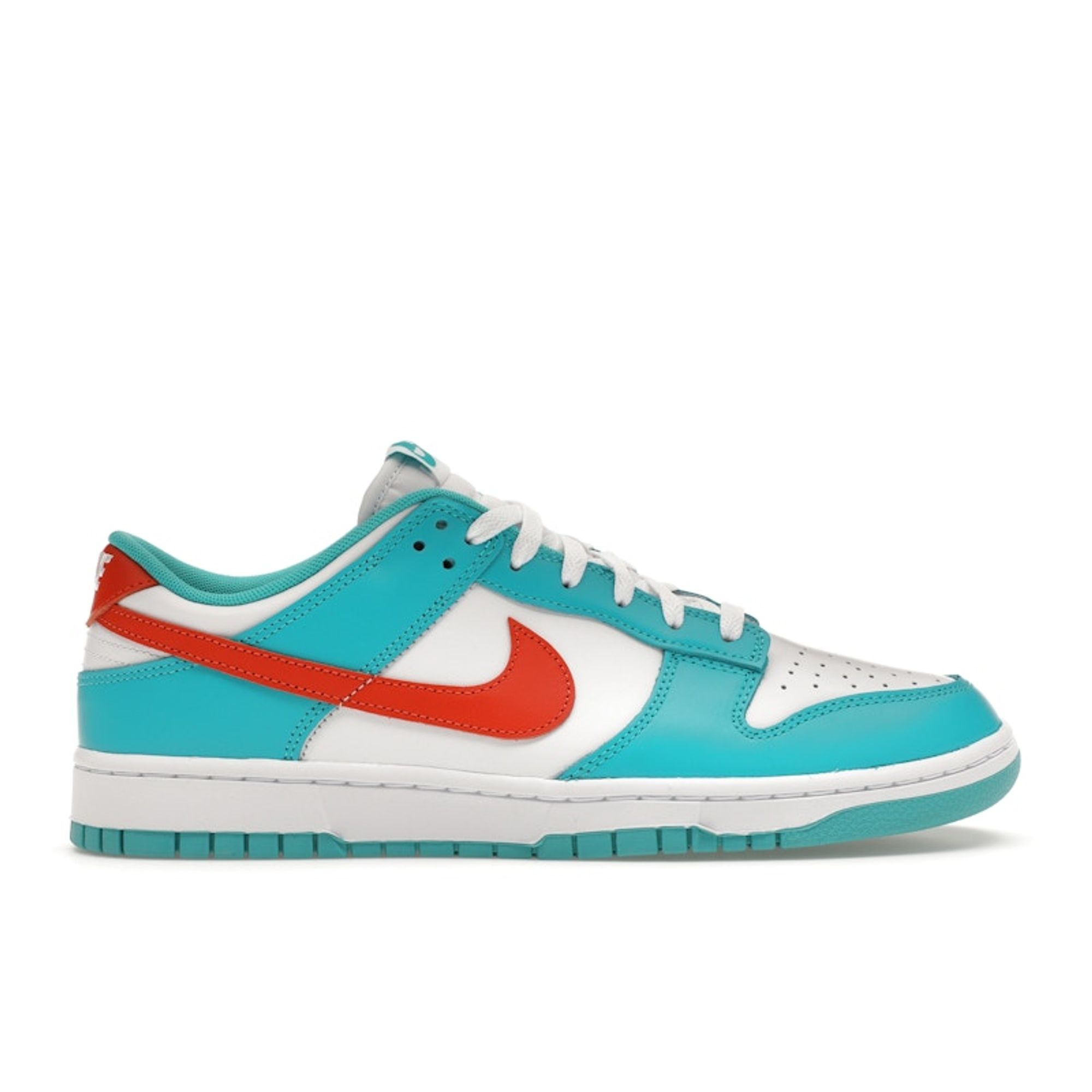 Zapatillas Unisex Nike Dunk Low Miami Dolphins Blanco Arcilla Cósmica Cactus Polvoriento DV0833-102 47.5