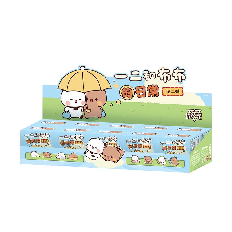 Official Authentic Yier And Bubu Couple Daily V2 V3 Series Blind Box Cute Handmade Car Ornament Trendy Play Couple Gifts