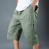 Leichte lässige Herren-Cargo-Shorts mit mehreren Taschen, Kordelzug in der Taille, lockere Passform für Outdoor-Aktivitäten und den täglichen Gebrauch