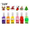Christmas Party Favors Finger Projector Light, Mini Patterns LED Toy for Kids, Portable Projection Gadgets Light Up Ring Xmas Supplies Tree