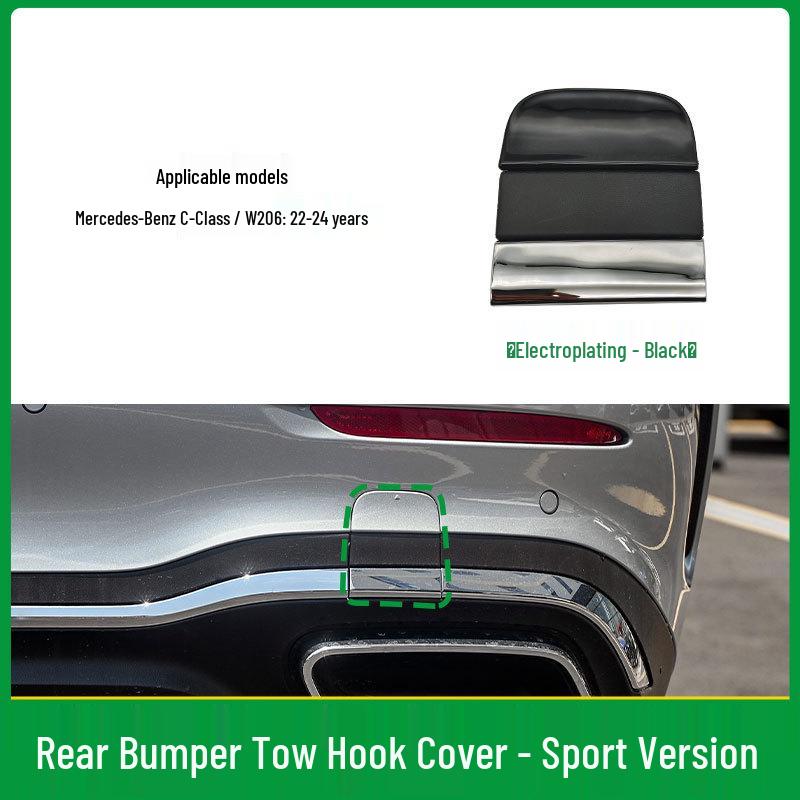 Mercedes C-Class W206 Sport Front Bumper Tow Hook Cover 2068854304