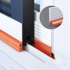 Sliding Window Seal Strip Aluminum Alloy Sliding Door Window Gap Windproof Seal Strip Soundproof Home Insulation Sealing Tape
