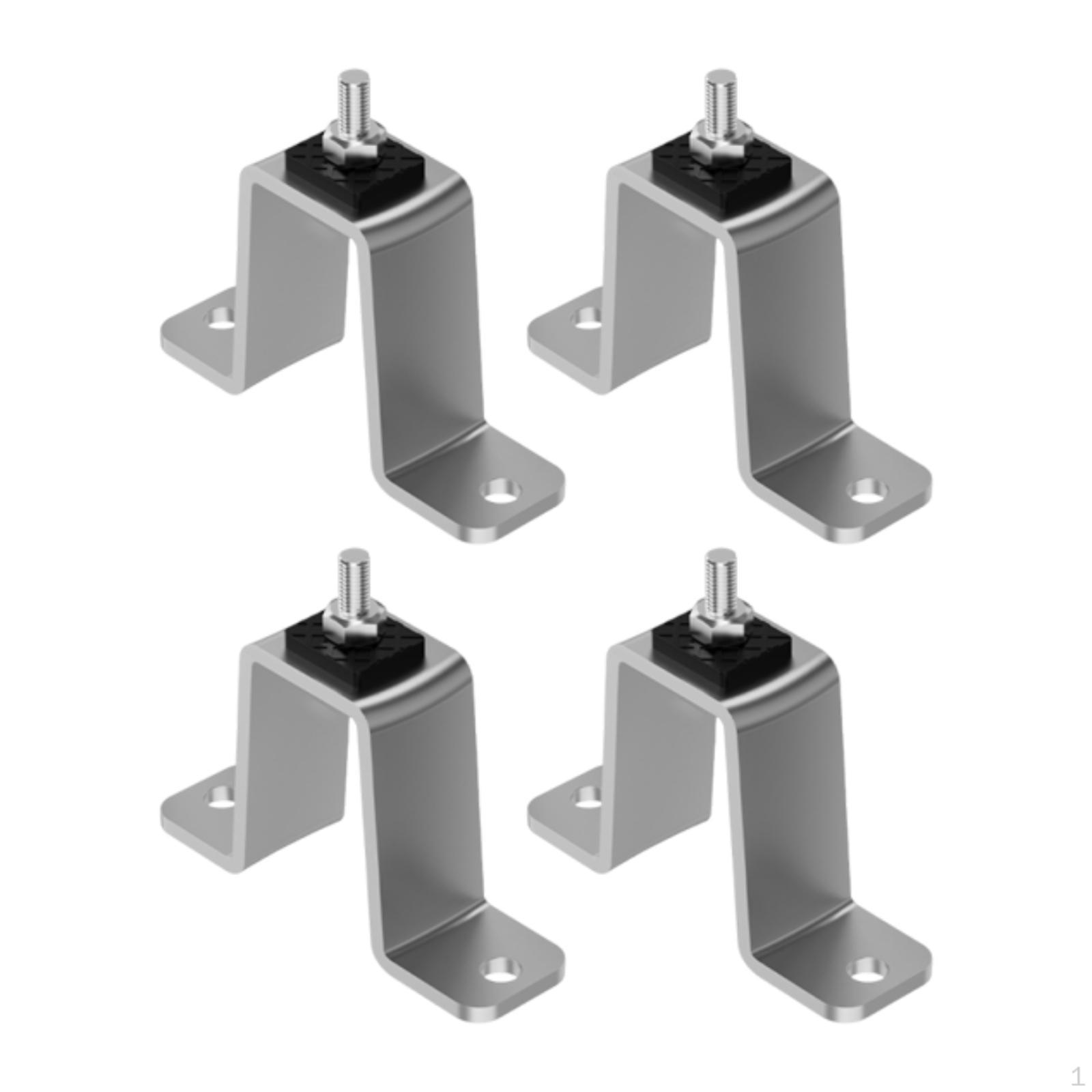 

4 Brackets for Mounting Vibration Isolators Mini-splits Higher Size