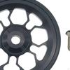 Easy Wheel for Folding Bike Aluminum Alloy Easywheel Replacement Part Ultralight Durable Stable 61mm