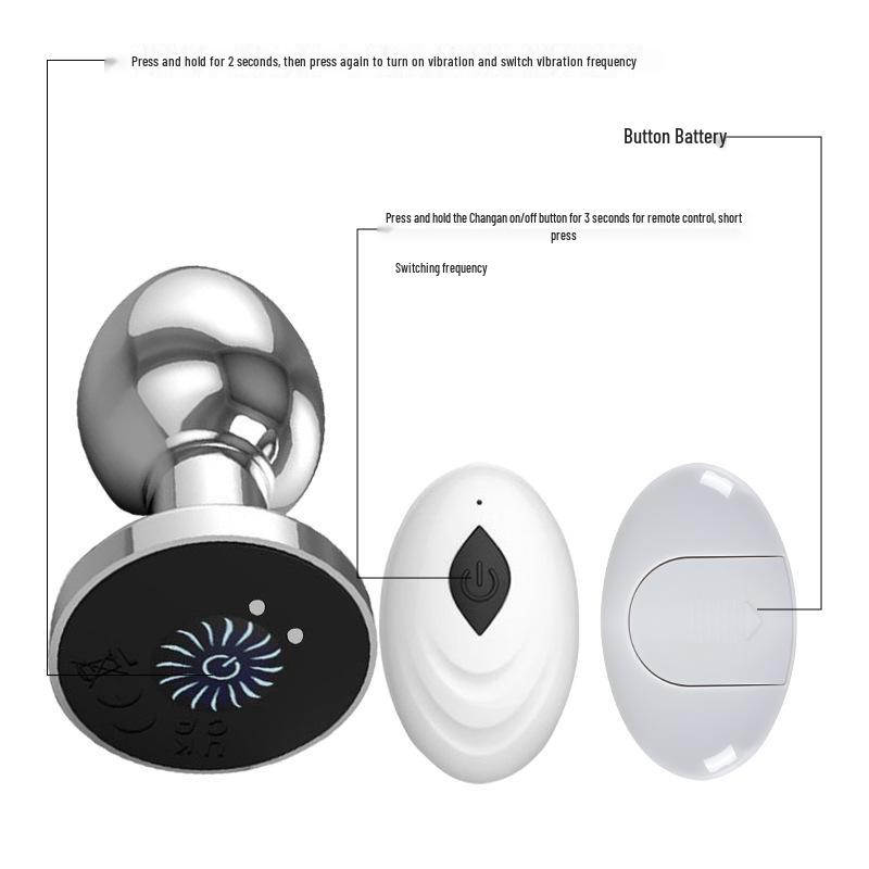 Large Stainless Steel Butt Plug for Home Use - Adult Anal Toy
