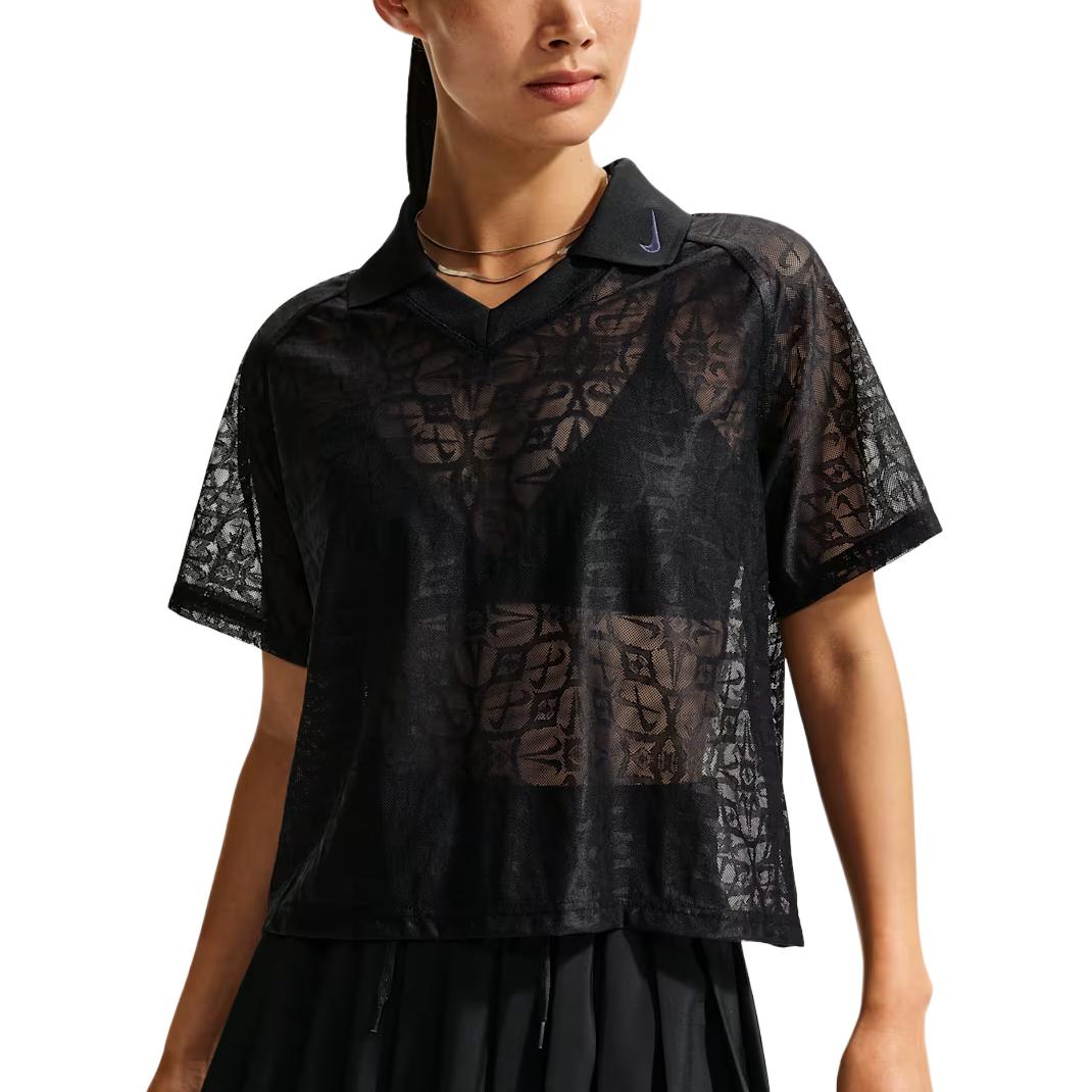 Nike Sportswear Elegants mežģīņu polo krekls