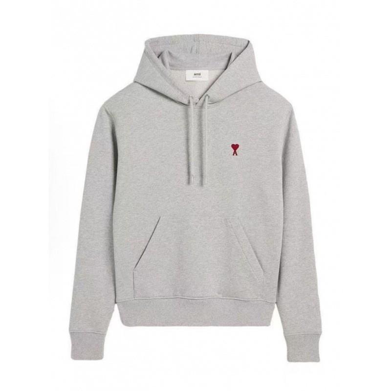 26 Pairs Ami Style Couple Embroidered Hooded Sweatshirts Loose Casual Tops Teens