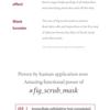 I'm from - Fig Scrub Mask Mini