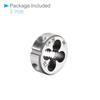 CoCud Round Threading Dies, 1/4-20 UNC Thread, 9SiCr Alloy Tool Steel, Thread Milling Tool for Sewing Machine Screw Repair, 2 Pieces