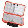 ABS Waterproof Fishing Tackle Box Bait Lure Hooks Storage Case Organizer Container AccessoryL Yellow