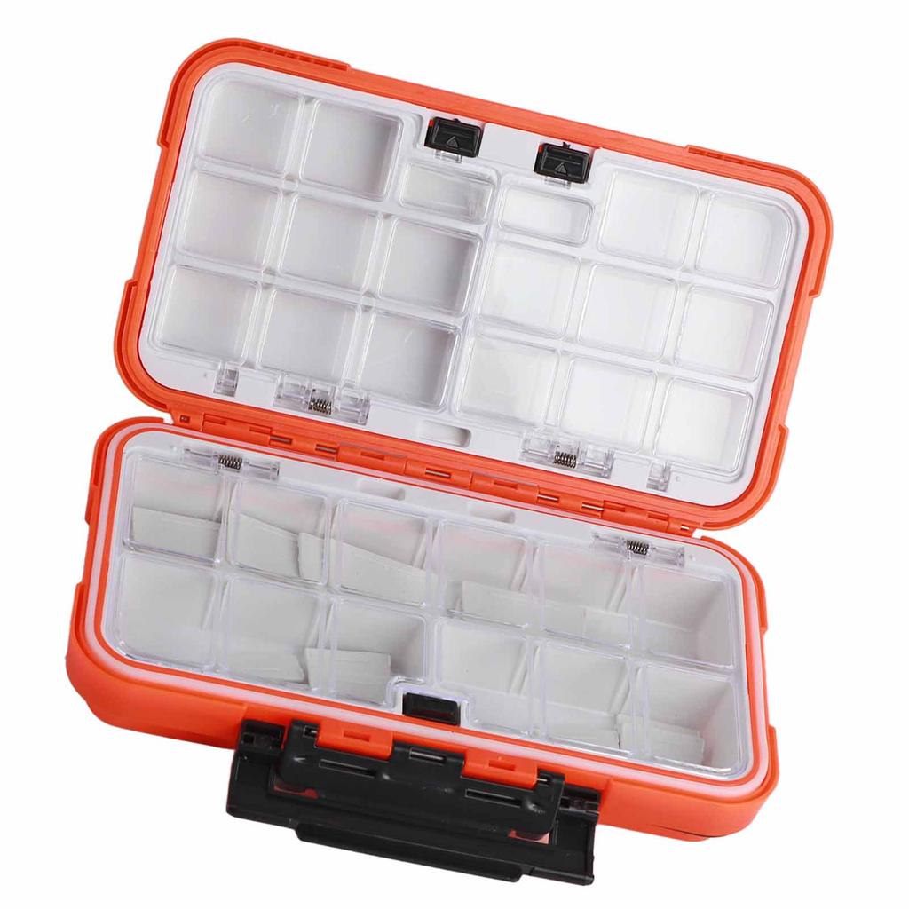 ABS Waterproof Fishing Tackle Box Bait Lure Hooks Storage Case Organizer Container AccessoryL Yellow