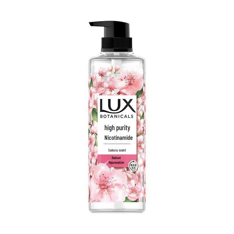 Гель для душа Lux Plant Essence с экстрактом вишни и ниацинамидом
