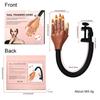 Detachable Nail Training Hand Model Magnetic Base Realistic Manicure Practice Tool Compact ABS