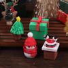 1/4Pcs Christmas Holiday Decoration Desktop Doll Santa Claus Falling Chimney Cute And Fun Relax Toy Pressed Ornament Clicker