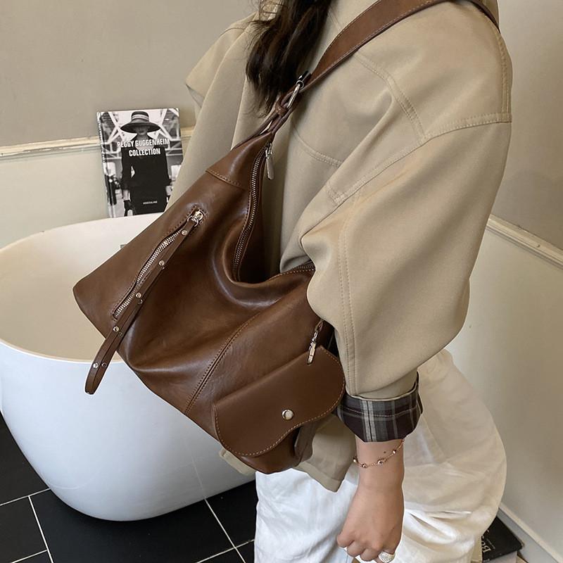 IELGY One-Shoulder Large-Capacity One-Shoulder Messenger Tote Bag