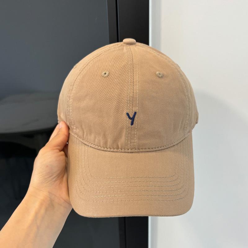 New Simple and Versatile Cap Children's Spring and Summer Leisure Small Letter Y Embroidered Baseball Cap Soft Top