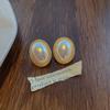 Silver needle pearl earrings retro niche stud earrings femininity earrings