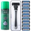 Six-Layer Razor Stainless Steel Shaver for Men with Multi-Layer Shaving Head