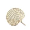 Home Decor Handmade Fan Large Woven Fans High Quality Braided Cattail Hand Fan