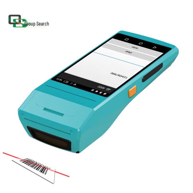 Android Handheld Barcode Scanner & Printer PDA