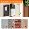 No Drill Video Doorbell Mount Bracket Replacement Doorbell Mounting Plate Holder for Rings Video Doorbell Easy To Install