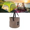 20L Portable Camping Bucket PVC Folding Water Bucket High Capacity Collapsible Container for Outdoor Activities