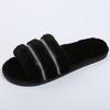 Fashion 2025 Fashion Thicken Furry Slippers for Women House Flat Comfort Slippers Woman Winter Non Slip Wear-Resistant Sandals Female