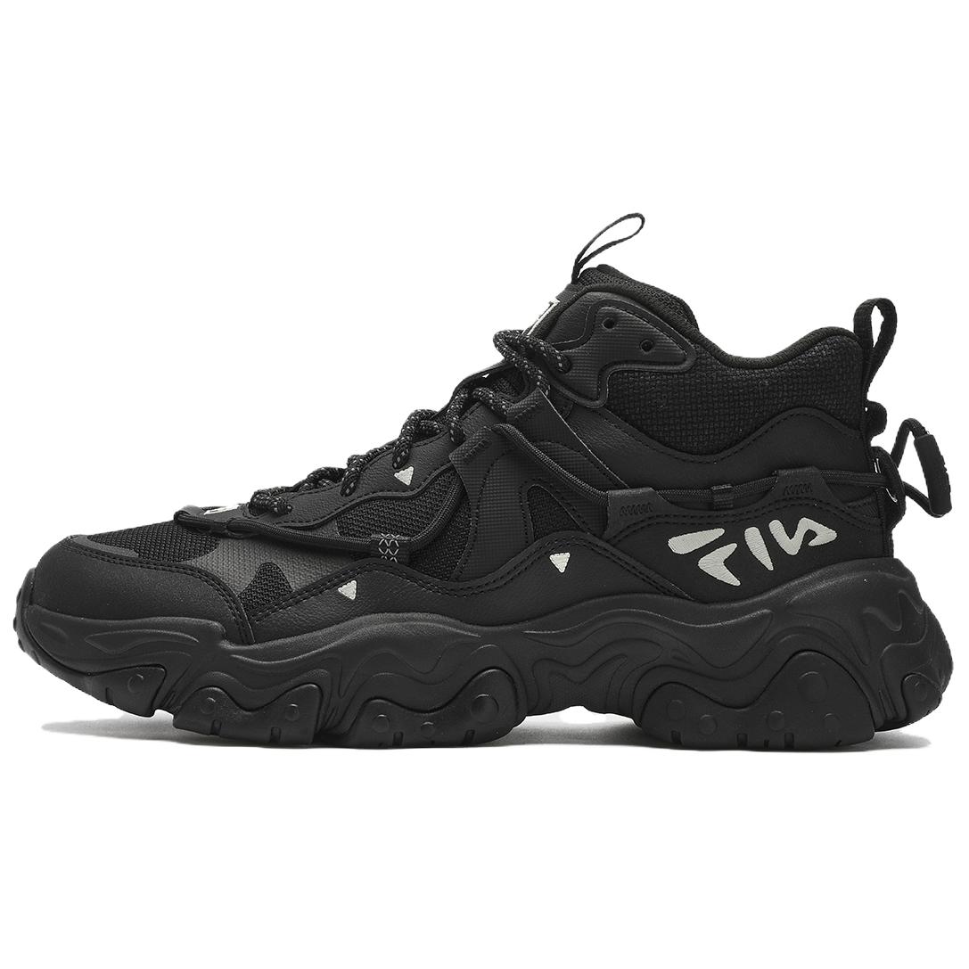 

Fila Fluid 5 Кошачья лапка 5.0 Средний верх Ткань Синтетическая кожа Пятое поколение Трендовые Универсальные Низкие Повседневные кроссовки Мужские кроссовки Черный F12M412116FBK 40