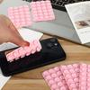 Cukrová barva Měkký silikonový přísavka Přísavky Mobilní telefon Tablet Zavazadla Přísavka Univerzální nabíječka Kožené pouzdro