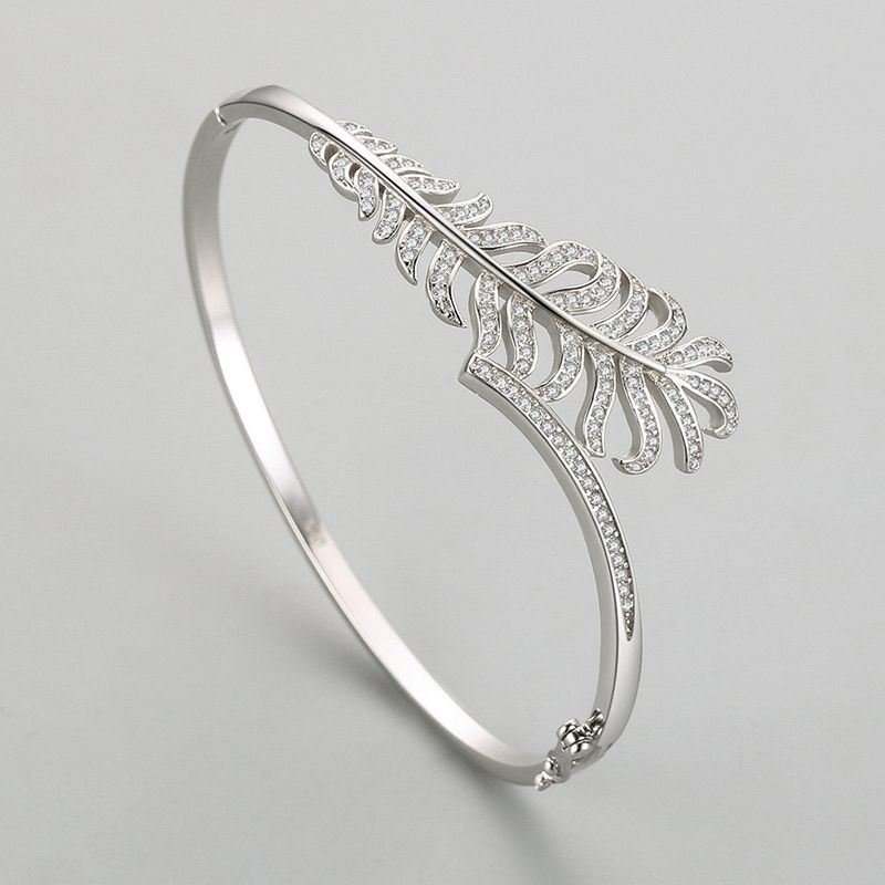 Tancise Klassisches Zirkon-Armband aus 925er-Sterlingsilber, Schmuck, geometrische Perlenketten-Gliederarmbänder, modisches, feines Hochzeitsgeschenk für Freundin und Frauen