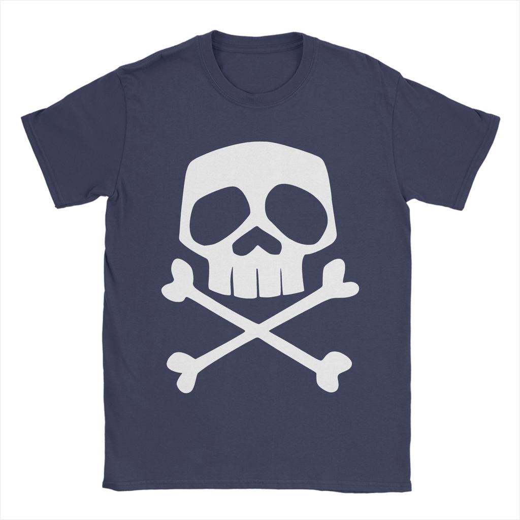 Captain Harlock skull TShirts Men Novelty 100 Cotton Tees Round Neck Short Sleeve T Shirt Gift Idea Clothing