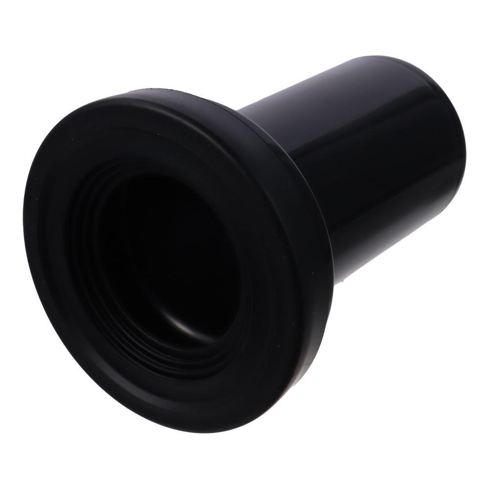 2pcs Black Toilet Parts PP Rear Discharge Toilet Lengthened Flushing Tube Toilet Waste Pipe